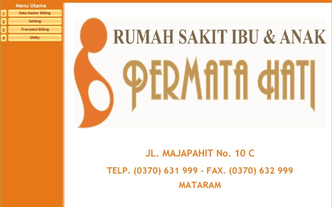 Sistem Informasi Administrasi Pasien, Billing System dan Inventory Farmasi RSIA Permata Hati Mataram