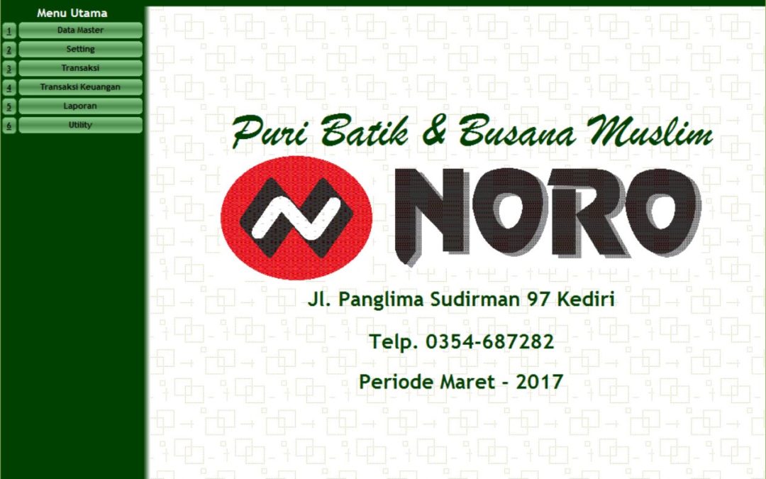 Aplikasi Point of Sales Toko Noro Kediri